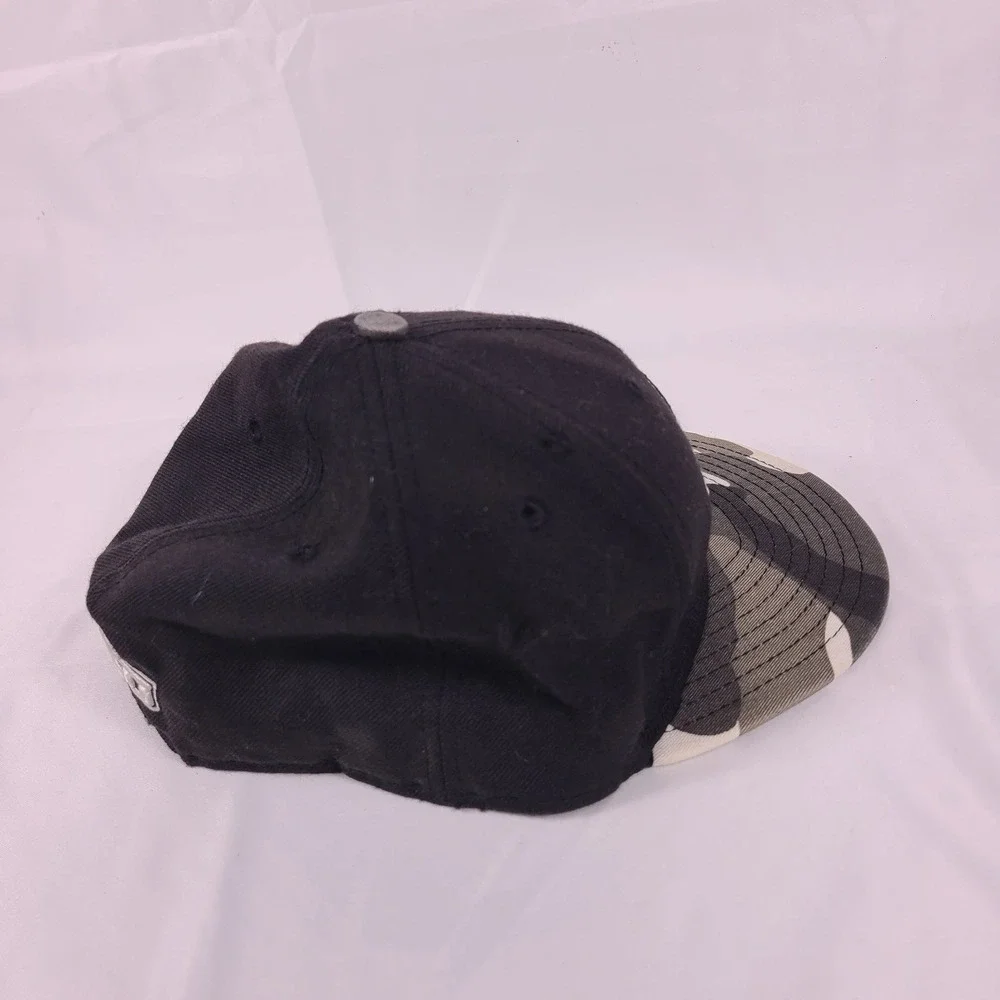 OSU Oklahoma State Cowboys Fitted Hat 7 1/2 New Era 100% Cotton Grey Camo